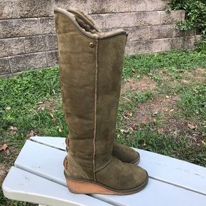 Koolaburra by UGG suede wedge boots